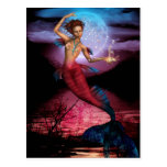 Magical Mermaid Moon Postcard