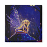 Magical Moonlight Faery - Fairy Art Magnet