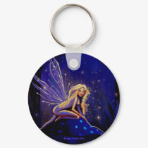 Magical Moonlight Faery - Key ring keychains by SusanRodio Magical Moonlight Faery - Key ring keychains