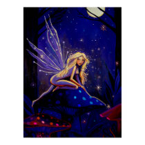Magical Moonlight Fairy - Print posters
