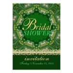 Magical Peacock Garden Bridal Shower Party Personalized Announcement