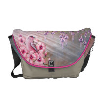 Magical Pink Bird Handbag messenger bags