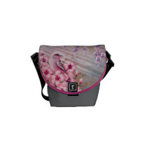 Magical Pink Bird Handbag messenger bags