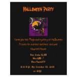Magical Raven Halloween party flyer