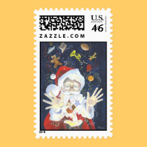 Magical santa stamp by cheerycherry Magical santa stamp