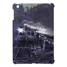 Magical Steam Engine Victorian Train iPad Mini Cases