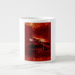Magical Steam Engine Victorian Train Jumbo Mug