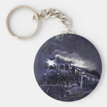 Magical Steam Engine Victorian Train Keychains