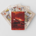 Magical Steam Engine Victorian Train Playing Cards