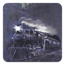 Magical Steam Engine Victorian Train Stickers