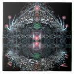 Magical Temple Visionary Art Ceramic Tile
