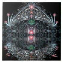 Magical Temple Visionary Art Ceramic Tile tiles