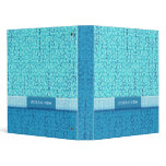 Magical Undersea Green Beach Cottage 3 Ring Binder