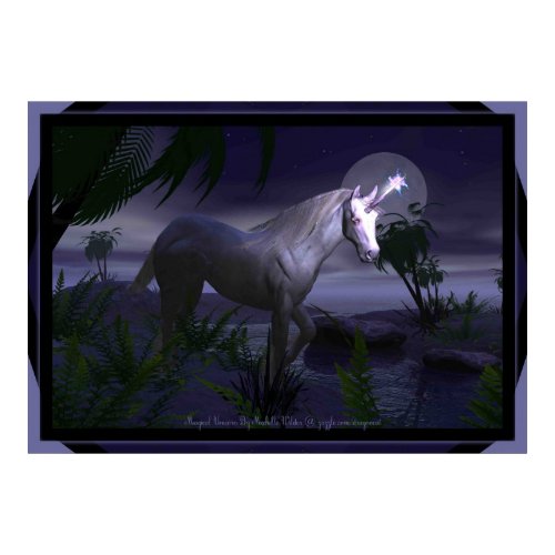 Magical Unicorn by Michelle Wilder print