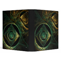 Magical Vibrations Abstract Art Binder