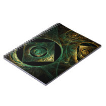 Magical Vibrations Abstract Art Notebook