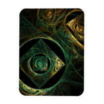 Magical Vibrations Abstract Art Premium Magnet