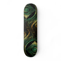 Magical Vibrations Abstract Art Skateboard