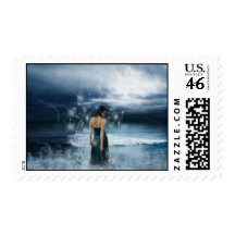 Magical Water Goddess Stamp