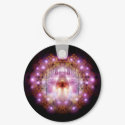 Magical Wicca Pentagram Altar Keychain