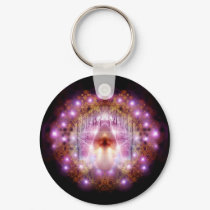 Magical Wicca Pentagram Altar Keychain