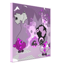 Magical world of BuddhaCandy Stretched Canvas Print