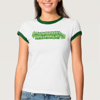 Magically Delicious $23.95 Ladies Ringer shirt
