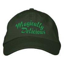 Magically Delicious Embroidered Hat embroidered hats by Method77 Magically Delicious Embroidered Hat embroidered hats