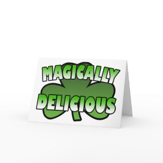 Magically Delicious Greeting Card card