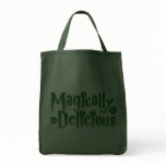 magically delicious st patricks funny tshirt tote bag