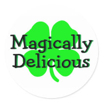 Magically Delicious Round Sticker