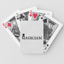 Magician and Hat playing cards