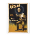 Magician Harry Kellar - self Decapitation Trick postcards