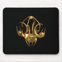 Magician's Golden Pot ~ 3D Fractal Mousepad