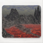Magma Volcano Mouse Pad