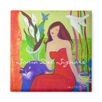 Magnet "A Beautiful Life " by sds_art_boutique Magnet "A Beautiful Life "