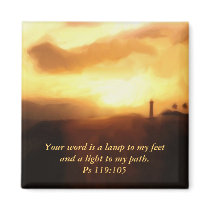 Magnet Bible Scripture ~ Your Word is a Lamp