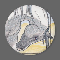 Magnet "Bortai bint Kumlik" by smilodonart Magnet "Bortai bint Kumlik"