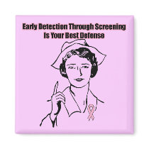 Magnet - Breast Cancer Screening by breastcancertshirts Magnet - Breast Cancer Screening