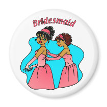Magnet: Bridesmaid (Pink) II
