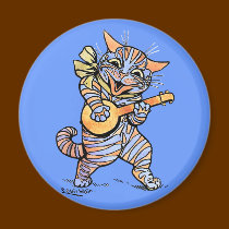 Magnet:  Cat by Louis Wain