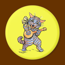 Magnet:  Cat by Louis Wain