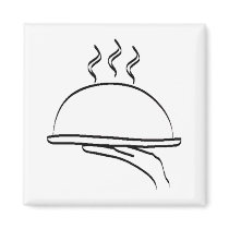 Magnet _ cook (Sq) by Worldofcreations Magnet _ cook (Sq)