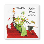 Magnet - Deco Wedding Gift Keepsake Bridesmaids TY