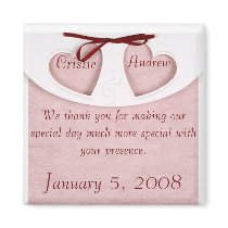 Magnet Elegant Wedding Favor- Personalize it! by dizzypixels Magnet Elegant Wedding Favor- Personalize it!