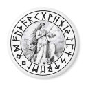 magnet Freya Rune Shield