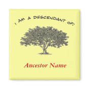 Magnet - Genealogy tree magnet