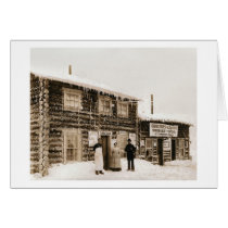Magnet House Yukon, Alaska circa 1890s Greeting Card