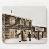 Magnet House Yukon, Alaska circa 1890s Mousepads