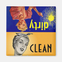 Magnet Kitchen Helper Clean Dirty Dishwasher Gift magnets
